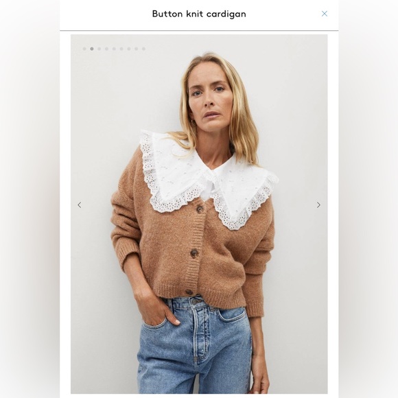 Button up Cardigan brown NWTS - Picture 1 of 9